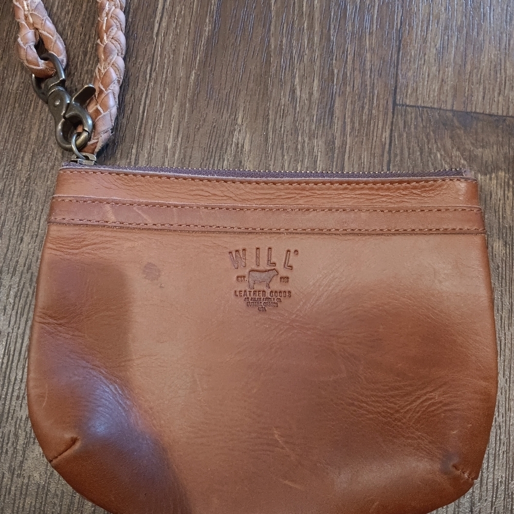 Will Leather Goods Brown Leather Wristlet - Picture 2 of 5